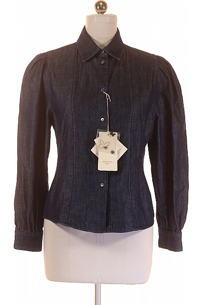 Riflová Dámská Košile Modrá Max Mara Second hand Vel.  42