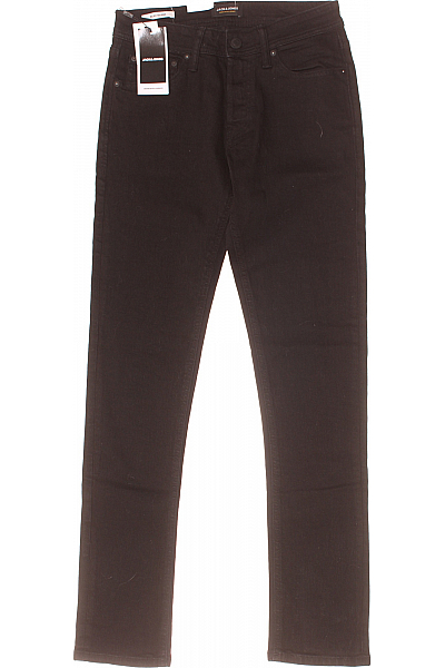 JACK & JONES Pánské Rovné Džíny Černé Vel.  29/34