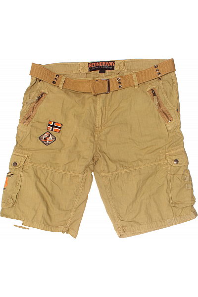 Pánské Kraťasy s Kapsami Khaki Second hand