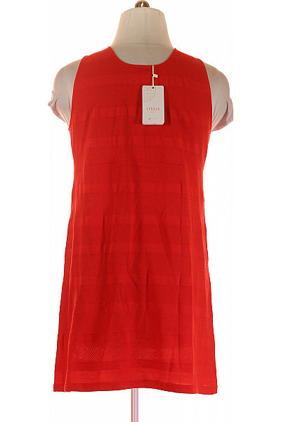 Letní  Šaty Červené FERAUD PARIS Outlet Vel. 48