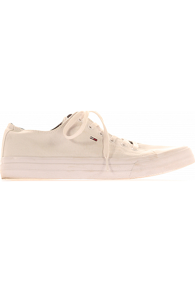 TOMMY HILFIGER Pánské Boty Bílé Second Hand Vel.  44