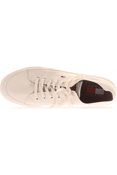TOMMY HILFIGER Pánské Boty Bílé Second hand Vel.  44