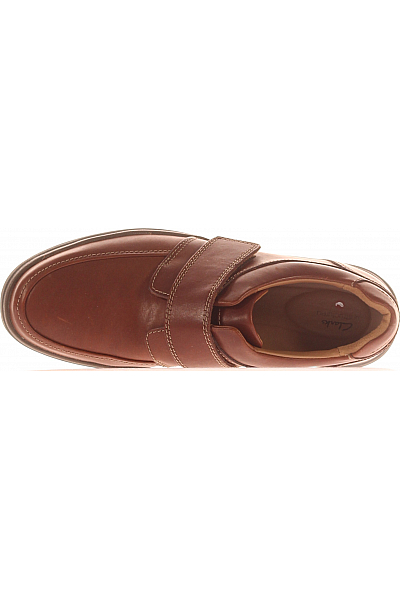 Clarks Pánské Polobotky Kožené Hnědé Vel. 44