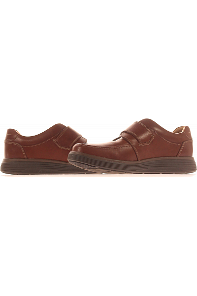 Clarks Pánské Polobotky Kožené Hnědé Vel. 44