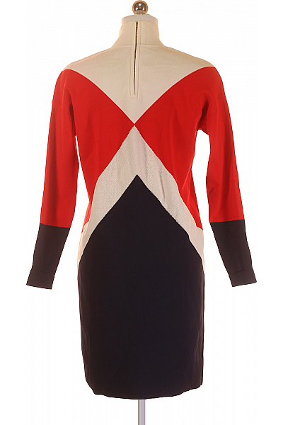 Šaty Pletené Barevné TOMMY HILFIGER Second hand Vel.  XS