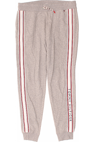 Pánské Kalhoty Šedé TOMMY HILFIGER Second hand Vel. L