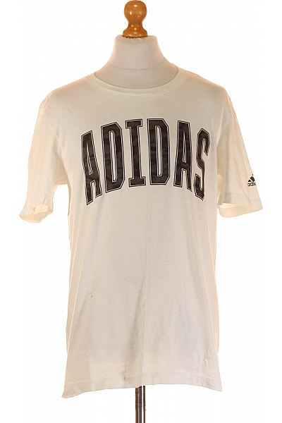ADIDAS Pánské Tričko Bílé Vel. M