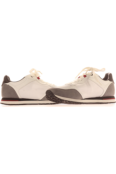 U.S.POLO ASSN. Pánské Boty Bílé Second hand Vel.  44