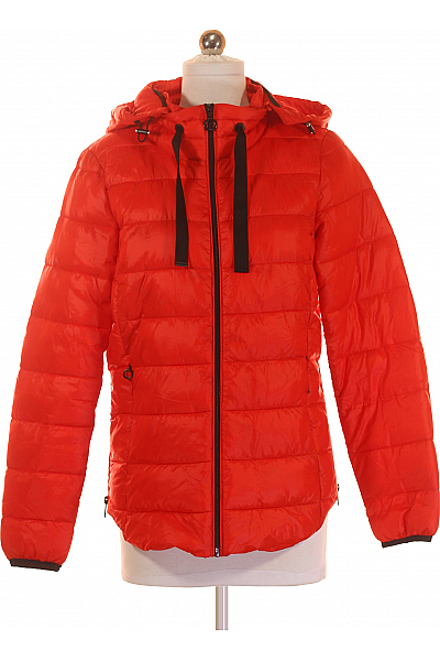 Esprit Zimní Dámská Bunda Červená Second hand Vel. XS