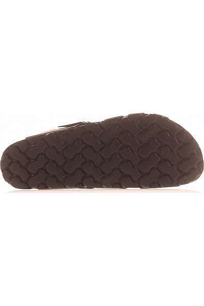 Dámské Pantofle Kožené Černé Mandel Sandals Vel. 39