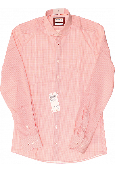 OLYMP Pánská Košile Oranžová