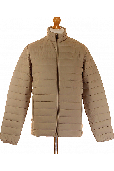 Prošívaná Pánská Bunda Béžová JACK & JONES Vel. M