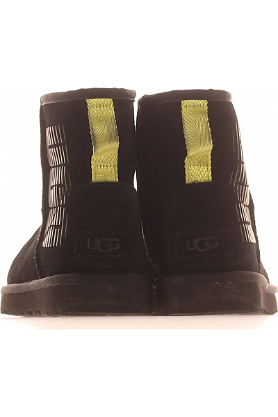 UGG Dámské Válenky Kožené Černé Second hand Vel.  38