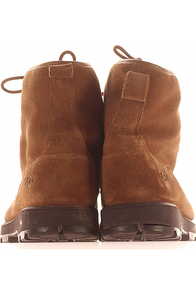 Pánské Kotníkové Boty Kožené Hnědé UGG Second hand Vel.  43