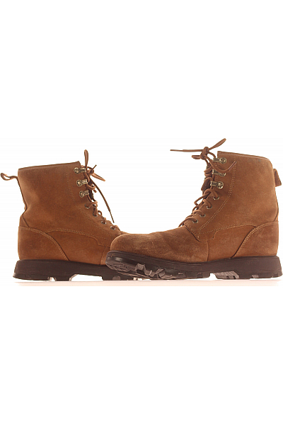 Pánské Kotníkové Boty Kožené Hnědé UGG Second hand Vel.  43