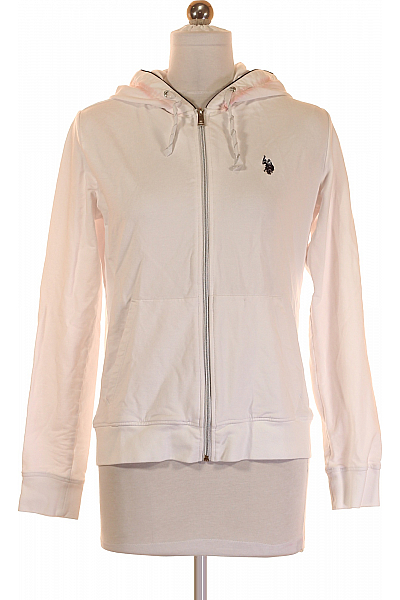 U.S.POLO ASSN. Dámská Mikina Bílá Vel. M