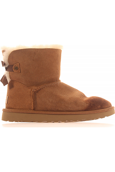 UGG Dámské Sněhule Kožené Hnědé Vel.  40
