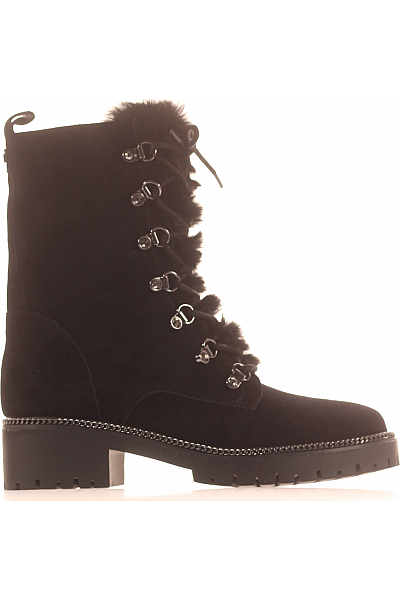 Guess Dámské Boty Kožené Černé Vel. 39