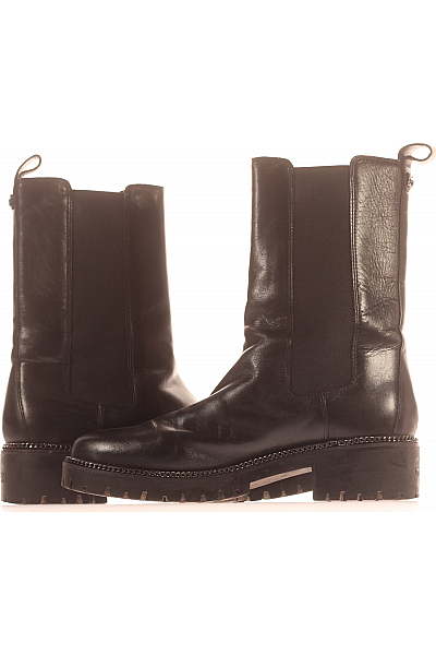 Dámské Kotníkové Boty Černé Guess Second hand Vel. 40