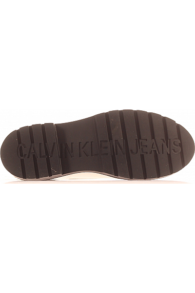 Calvin Klein Dámské Boty Kožené Bílé Vel.  41