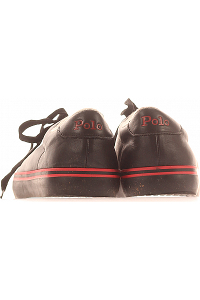 POLO CLUB Royal Berkshire Pánské Boty Kožené Černé Vel. 41