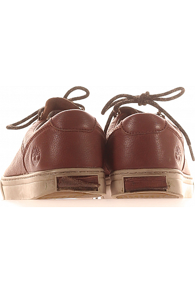 Pánské Tenisky Kožené Hnědé Timberland Vel.  42