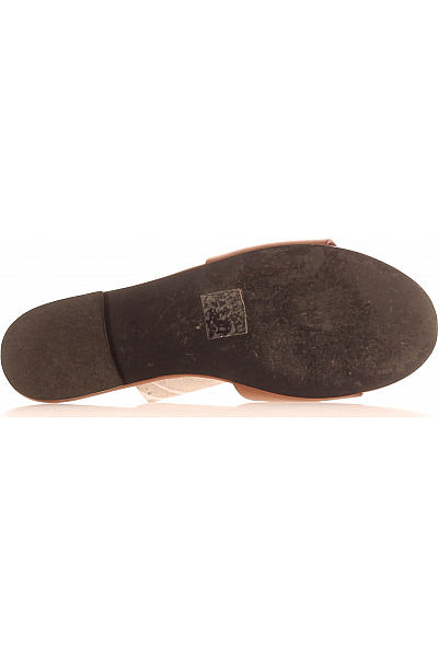 MOSCHINO Dámské Pantofle Hnědé Vel. 38