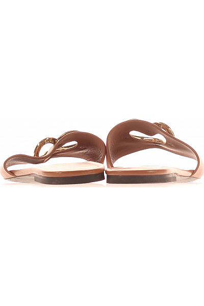 MOSCHINO Dámské Pantofle Hnědé Vel. 38