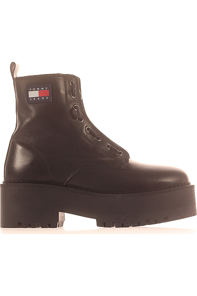 Dámské Kotníkové Boty Černé TOMMY HILFIGER Vel. 38