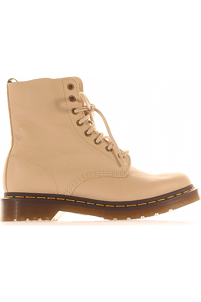 Dr.Martens Dámské Boty Kožené Béžové Outlet Vel. 40
