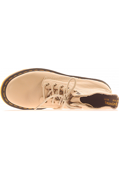 Dr.Martens Dámské Boty Kožené Béžové Outlet Vel. 40