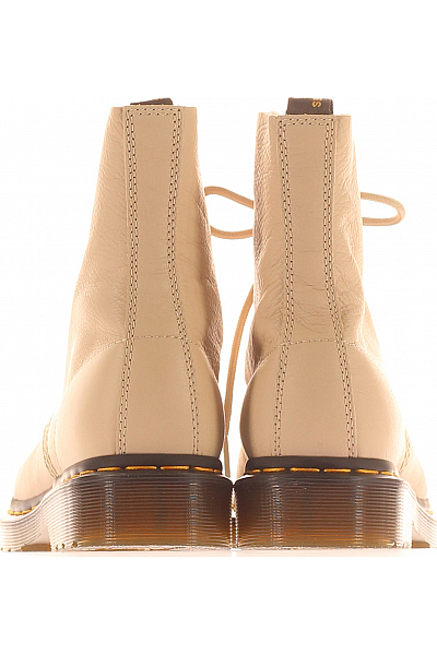 Dr.Martens Dámské Boty Kožené Béžové Outlet Vel. 40