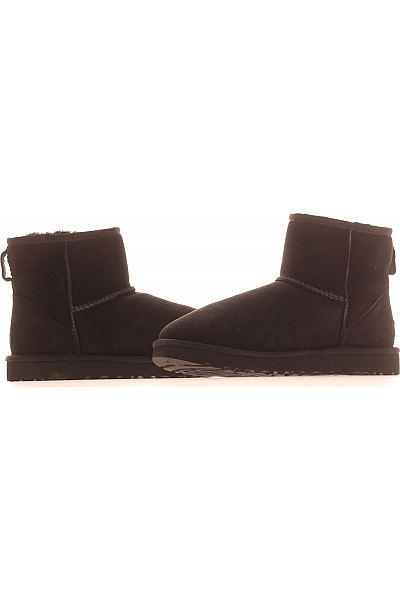 Dámské Boty Kožené Černé UGG Vel.  39