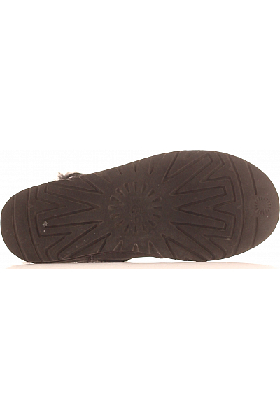 UGG Dámské Válenky Kožené Černé Vel.  38