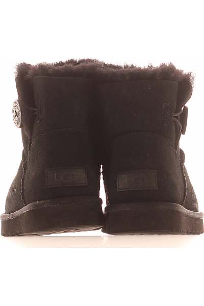 UGG Dámské Válenky Kožené Černé Vel.  38