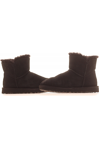 UGG Dámské Válenky Kožené Černé Vel.  38