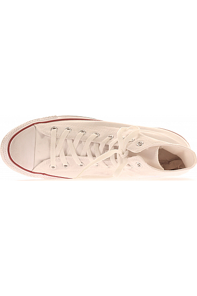 Pánské Kotníkové Boty Bílé CONVERSE Second hand Vel.  45