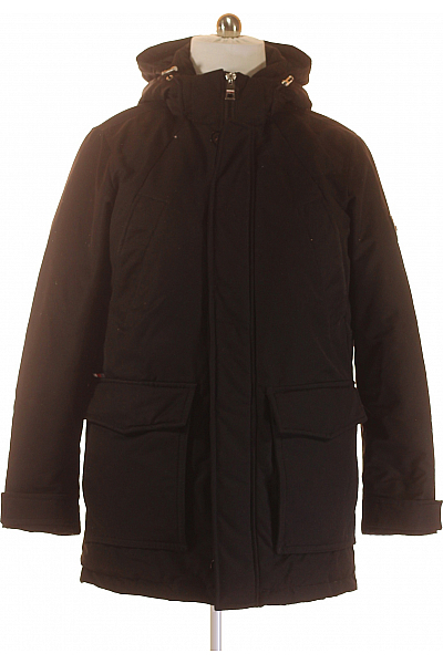 Pánská Bunda Černá TOMMY HILFIGER Second Hand Vel.  M