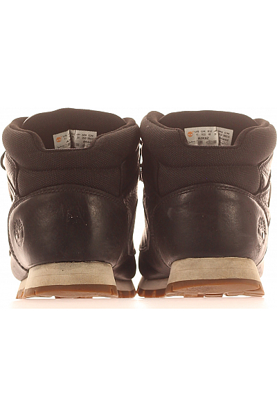 Timberland Pánské Boty Kožené Černé Second hand Vel.  45