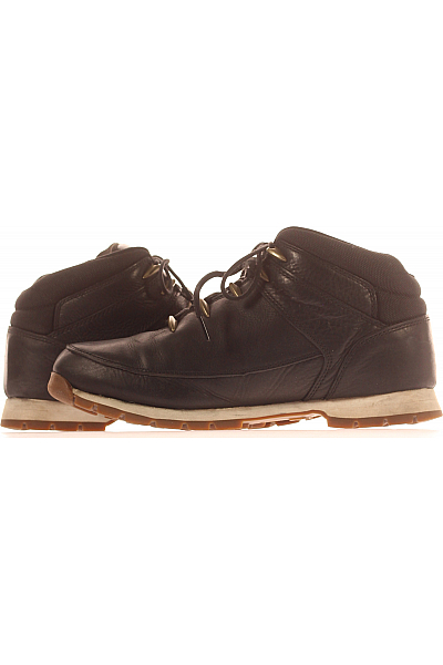 Timberland Pánské Boty Kožené Černé Second hand Vel.  45