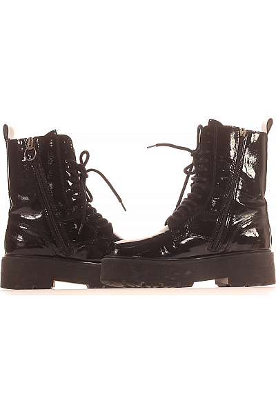 TOMMY HILFIGER Dámské Boty Černé Second hand Vel.  39
