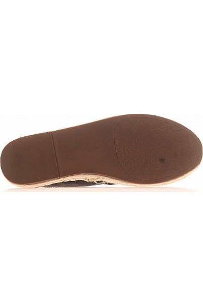 Karl Lagerfeld Dámské Espadrilky Černé Second hand Vel. 40