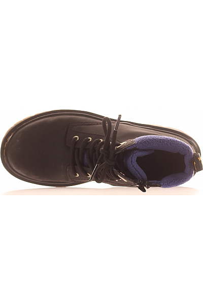 Dr.Martens Dětské Boty Kožené Černé Second hand Vel. 34