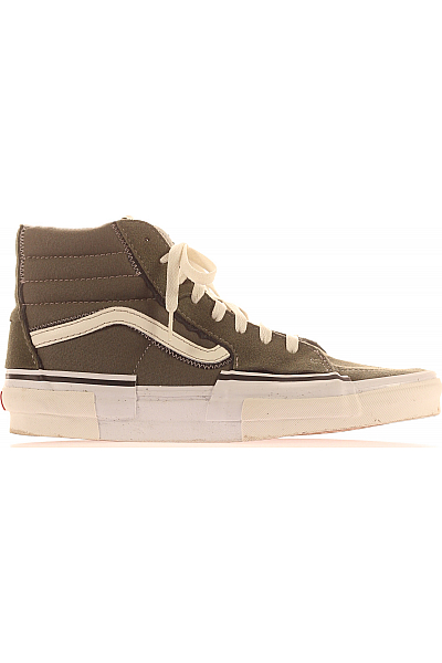 Pánské Boty Sk8-hi Reconst Zelené Vans