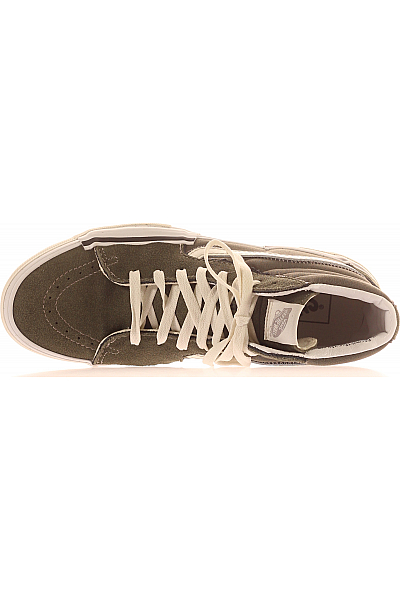 Pánské Boty Sk8-hi Reconst Zelené Vans