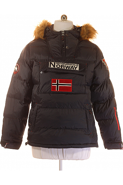 Zimní Pánská Bunda Šedá Geographical Norway Vel.  M