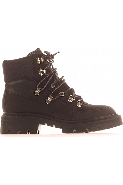 Timberland Dámské Boty Kožené Černé Second Hand Vel.  38