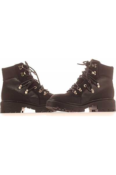 Timberland Dámské Boty Kožené Černé Second hand Vel.  38