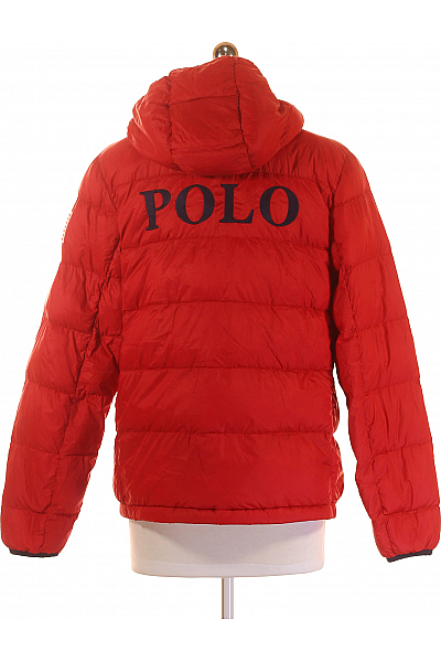 Zimní Dámská Bunda Červená Ralph Lauren Vel. XL