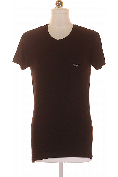 ARMANI Dámské Tričko Černé Second Hand Vel.  UNI